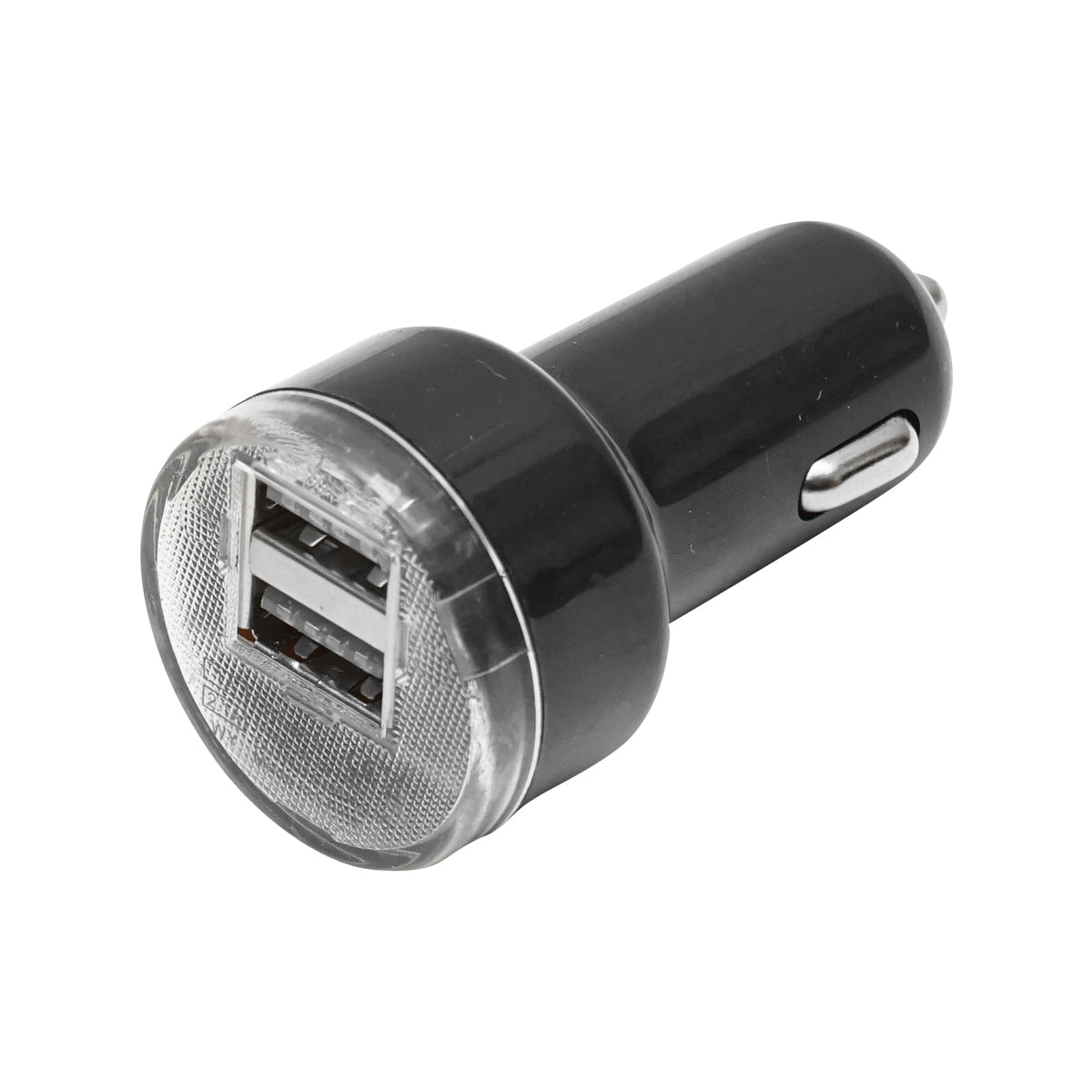 Phone charger socket car cigarette lighter 2 USB 2.1A black wireless